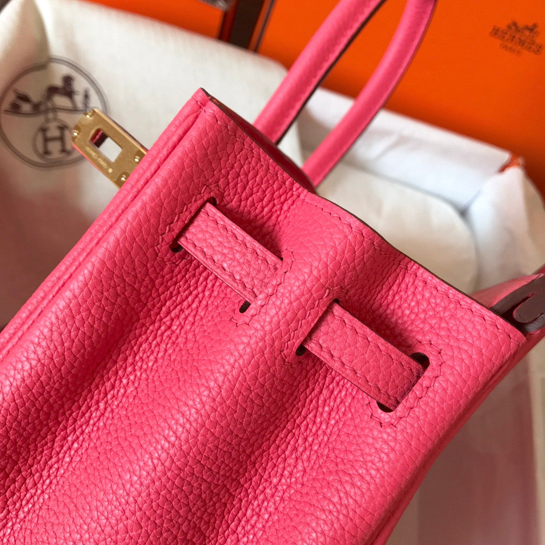 Hermes Birkin In Rose Mexico Leather