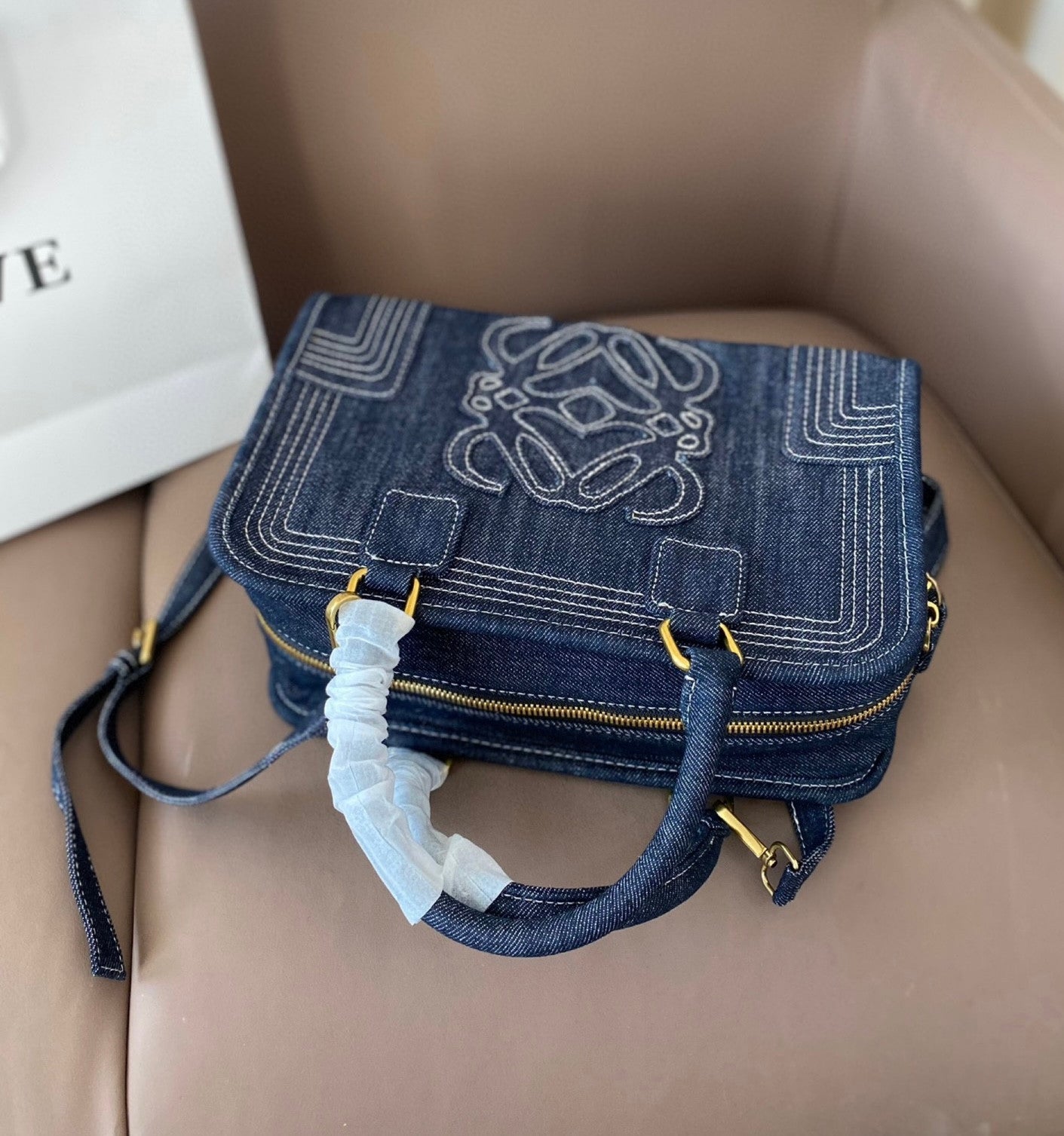 Loewe Bag In Denim