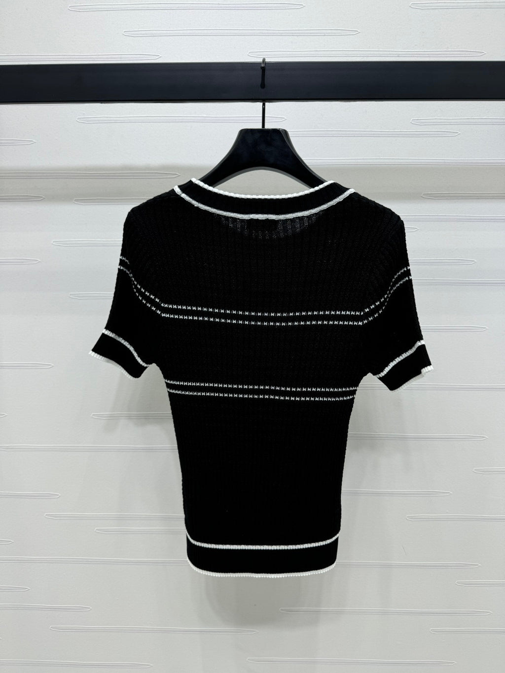 Chanel black blouse