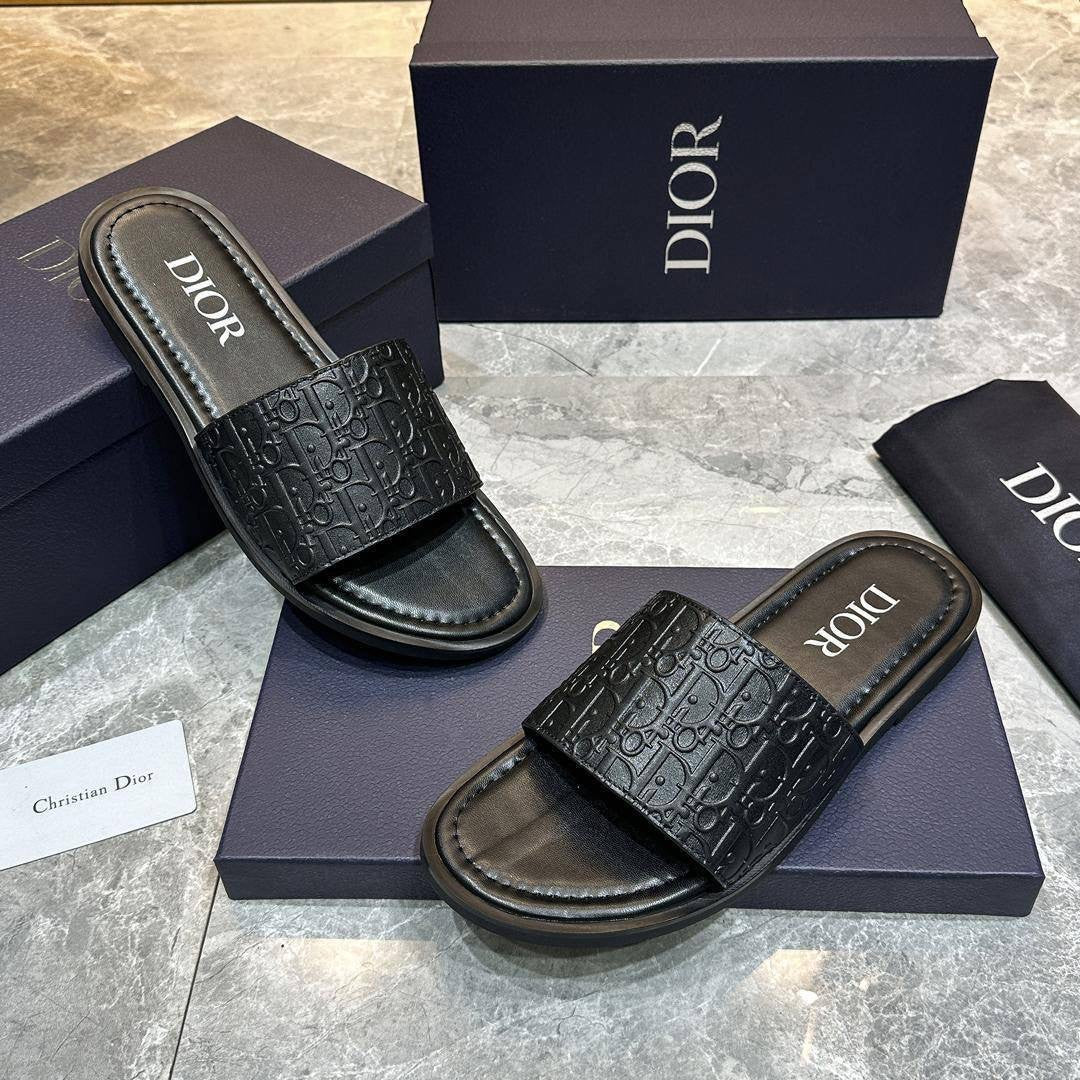 Dior slippers black