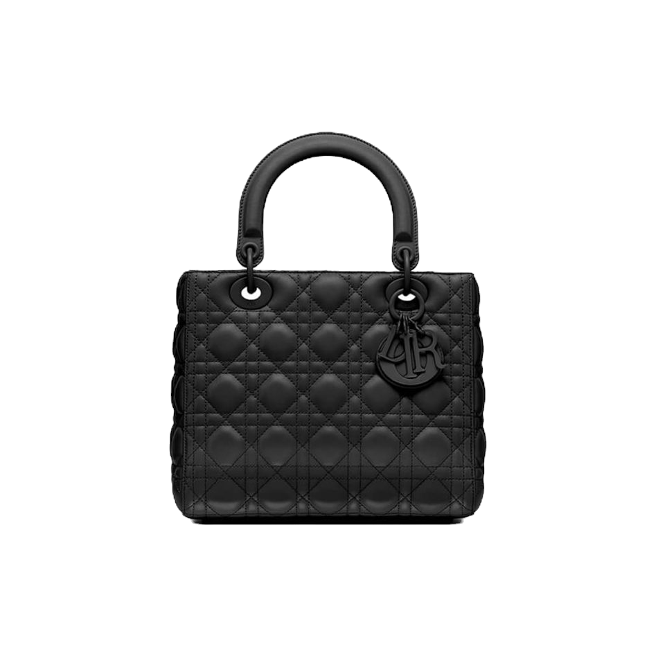 Medium Lady Dior Bag in Black