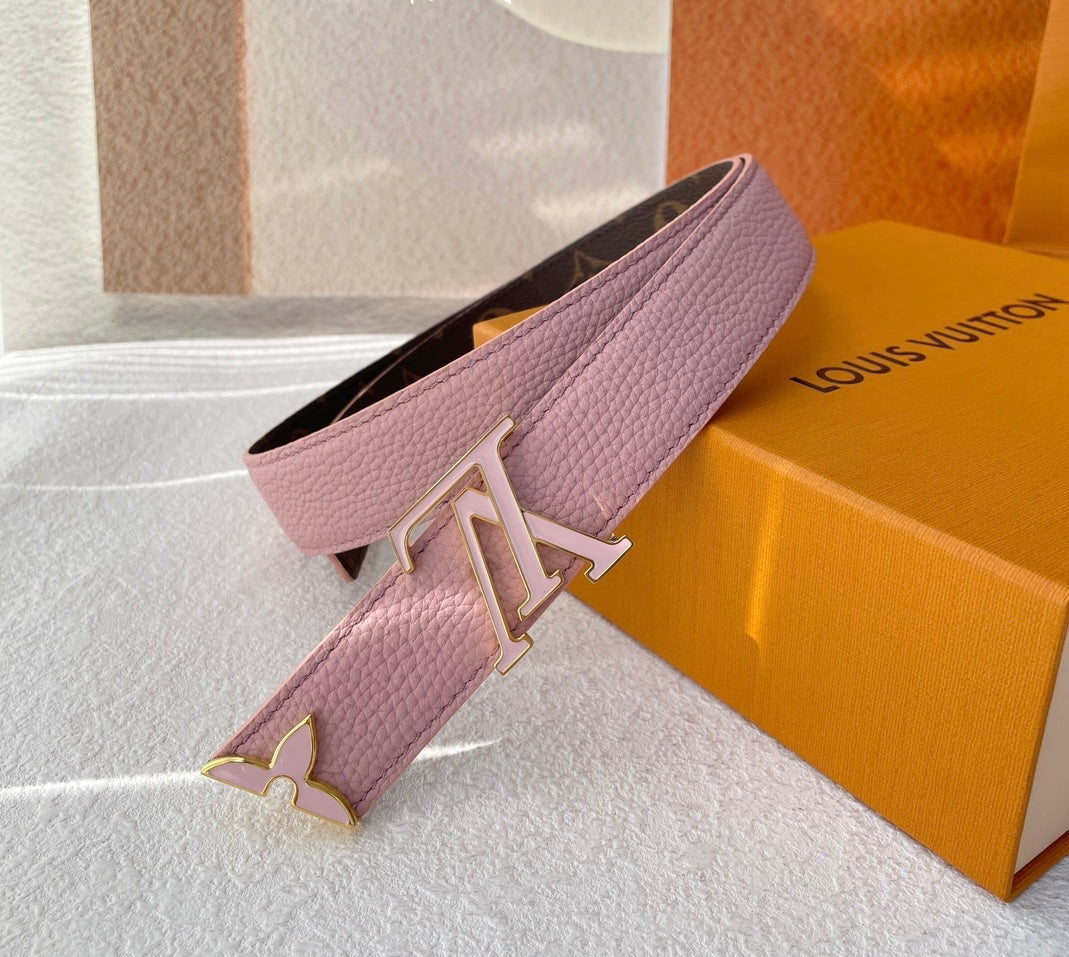 LV Initials 30MM Reversible Belt