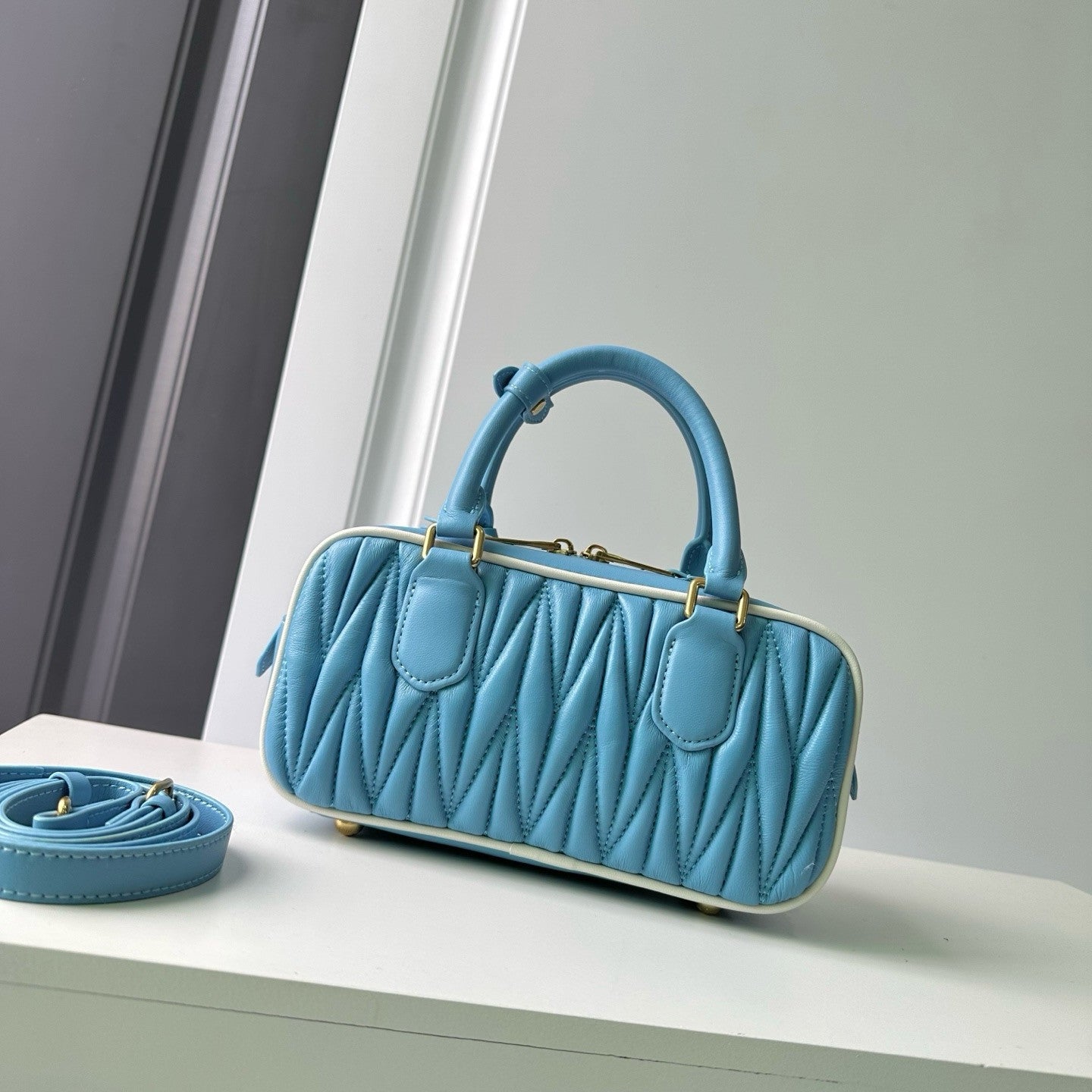 Miu Miu blue bag