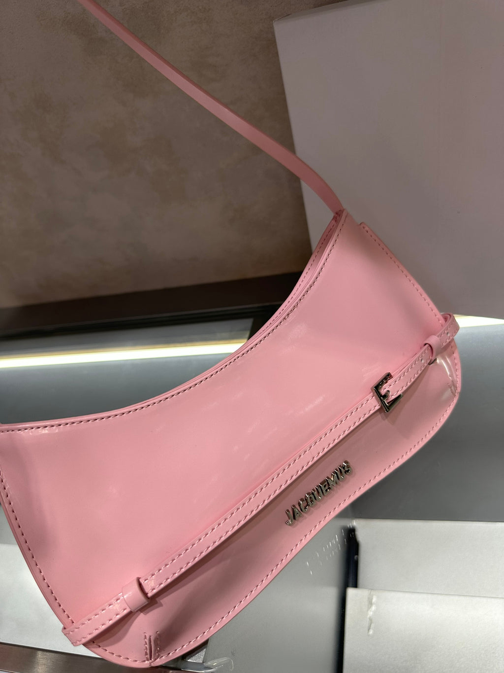 Geantă Jacquemus Le Chiqito roz