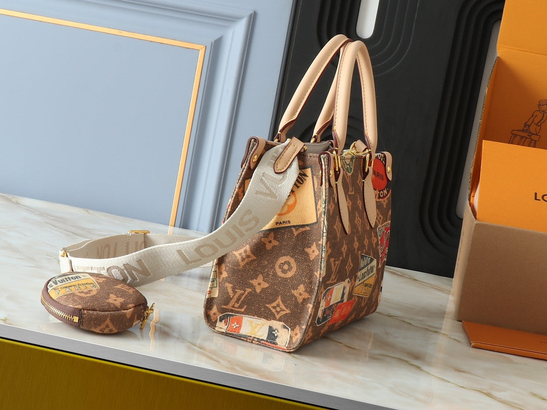 Louis Vuitton on the go