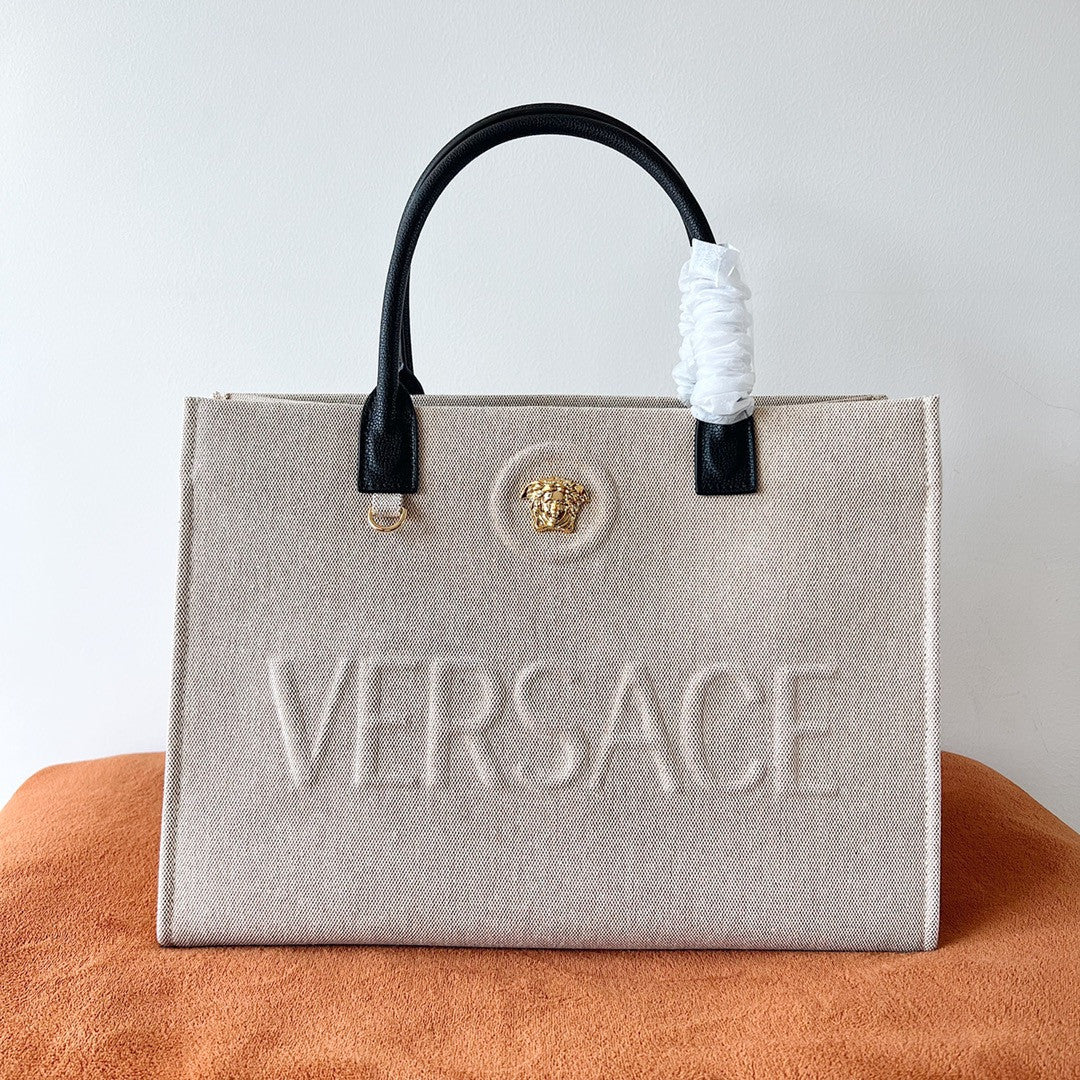 Versace tote bag cream