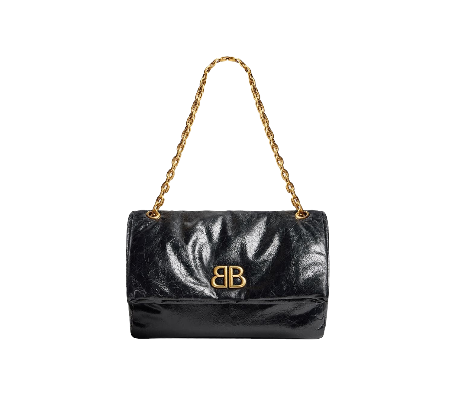 Balenciaga Monaco Chain Bag in Black