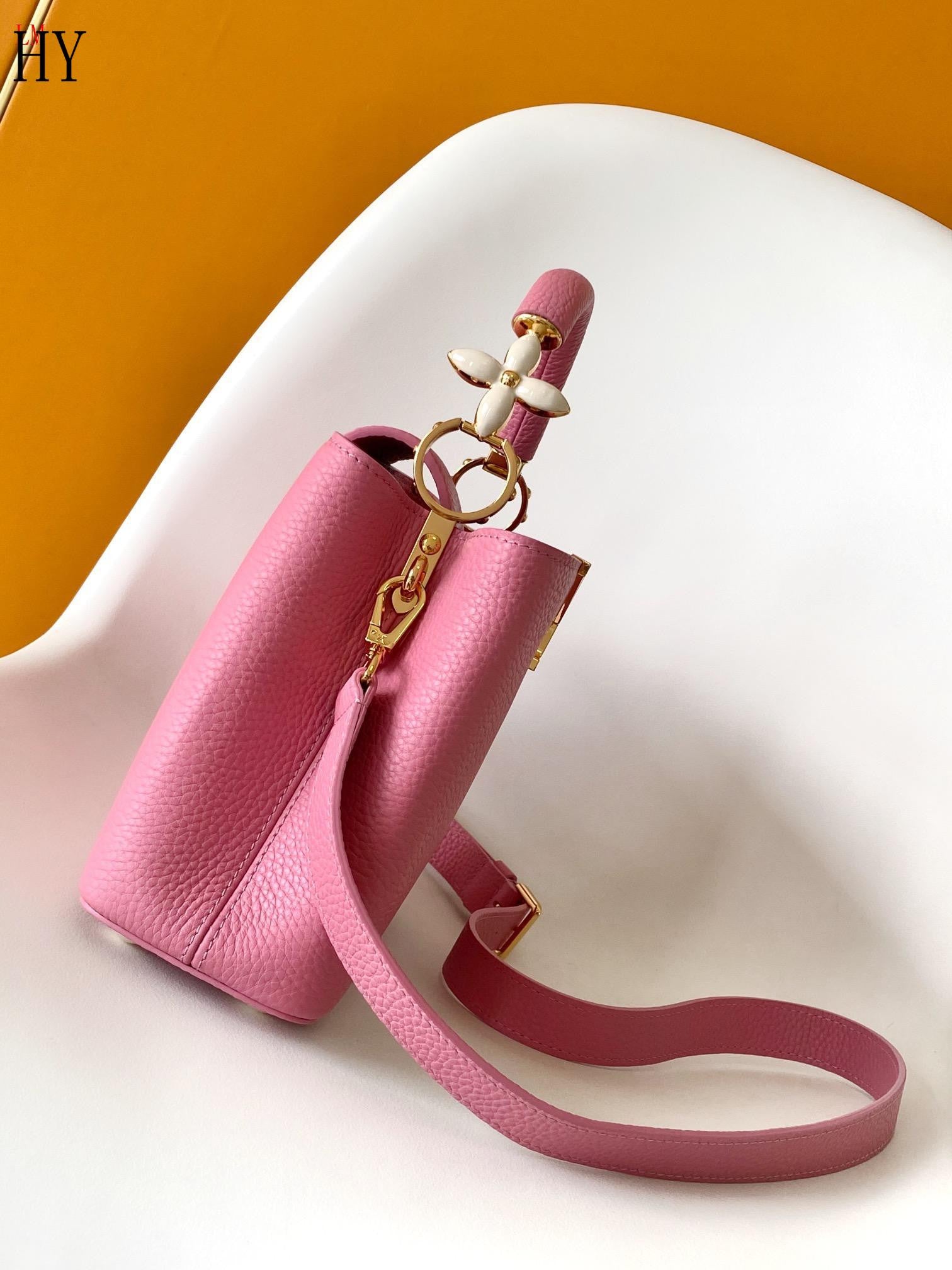 Pink Louis Vuitton bag