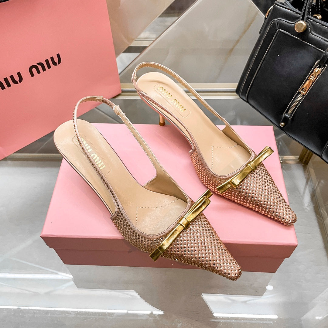 Pantofi cu toc Miu Miu
