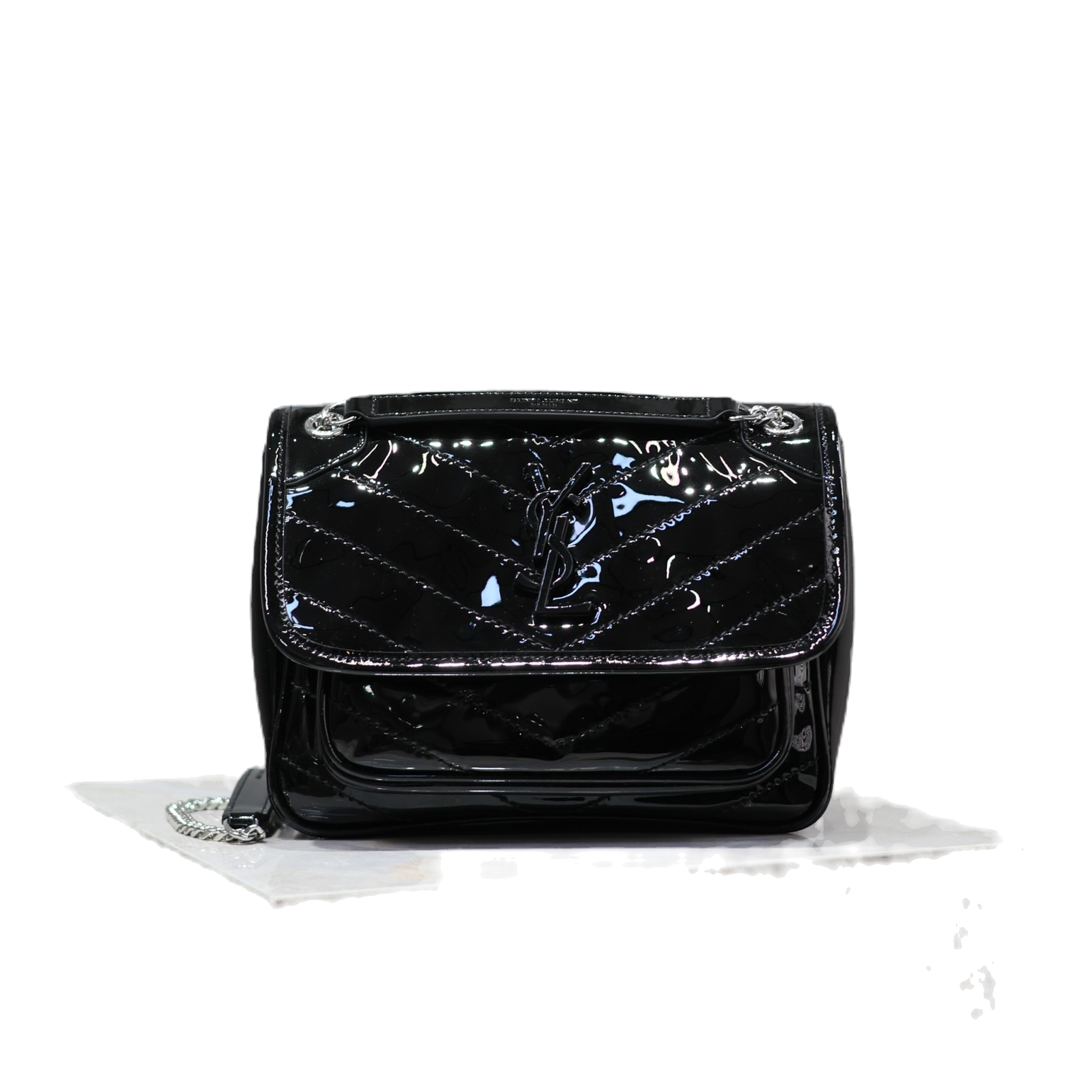 YSL Nikki Bag Shiny Leather
