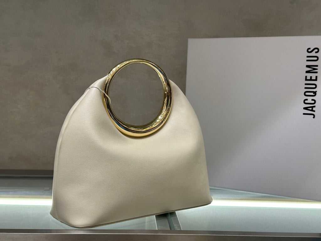 Geantă Jacquemus Les Sculptures albă