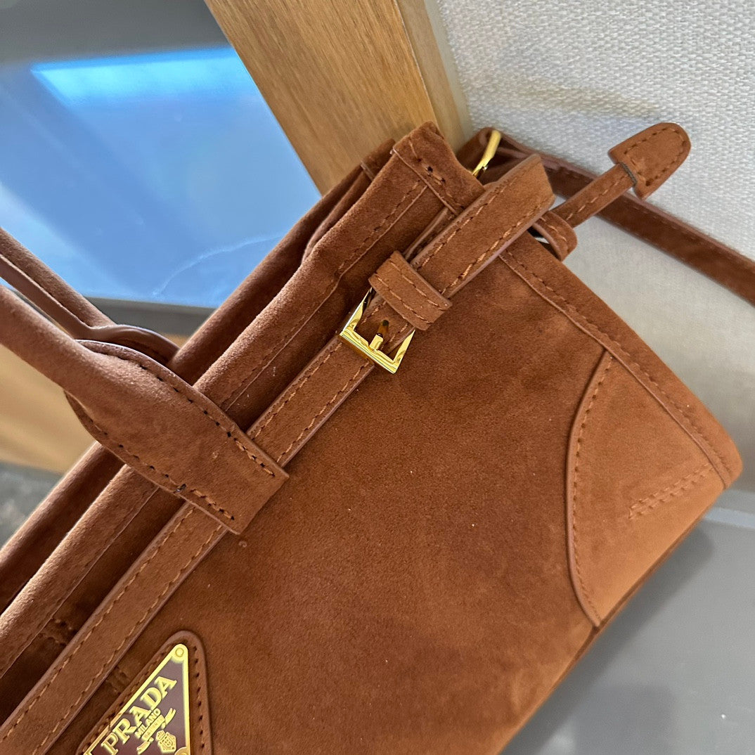 Prada Medium Suede Handbag