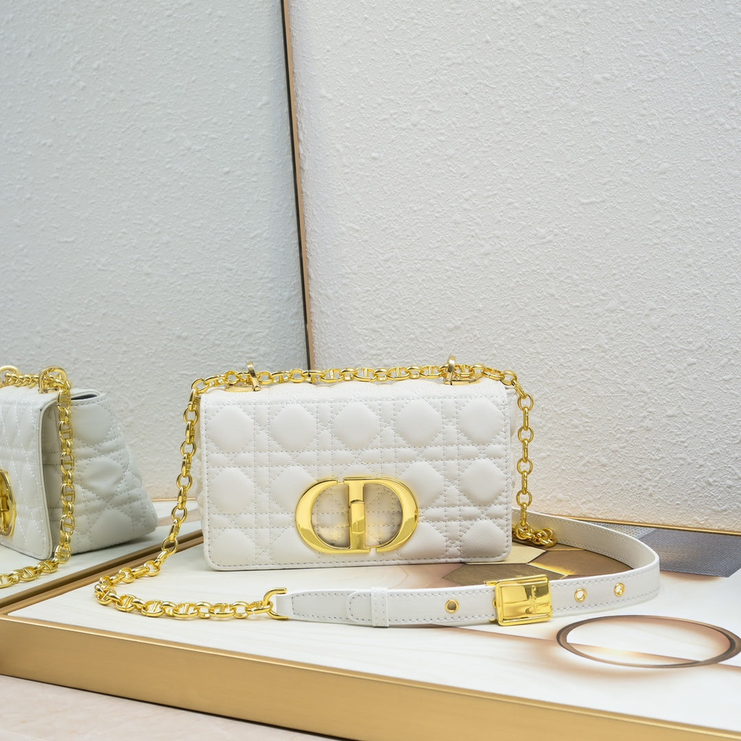 Dior Caro Bag In White