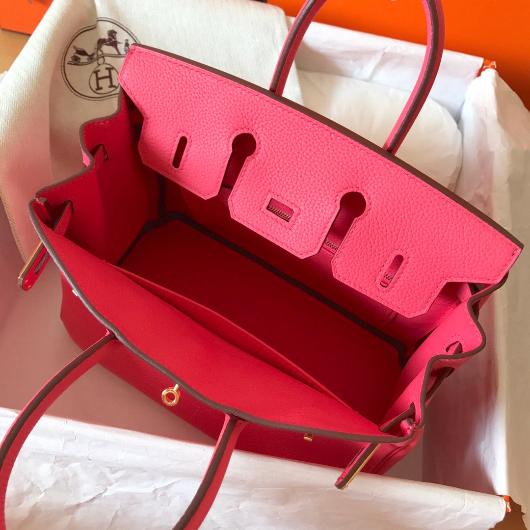 Hermes Birkin In Rose Mexico Leather