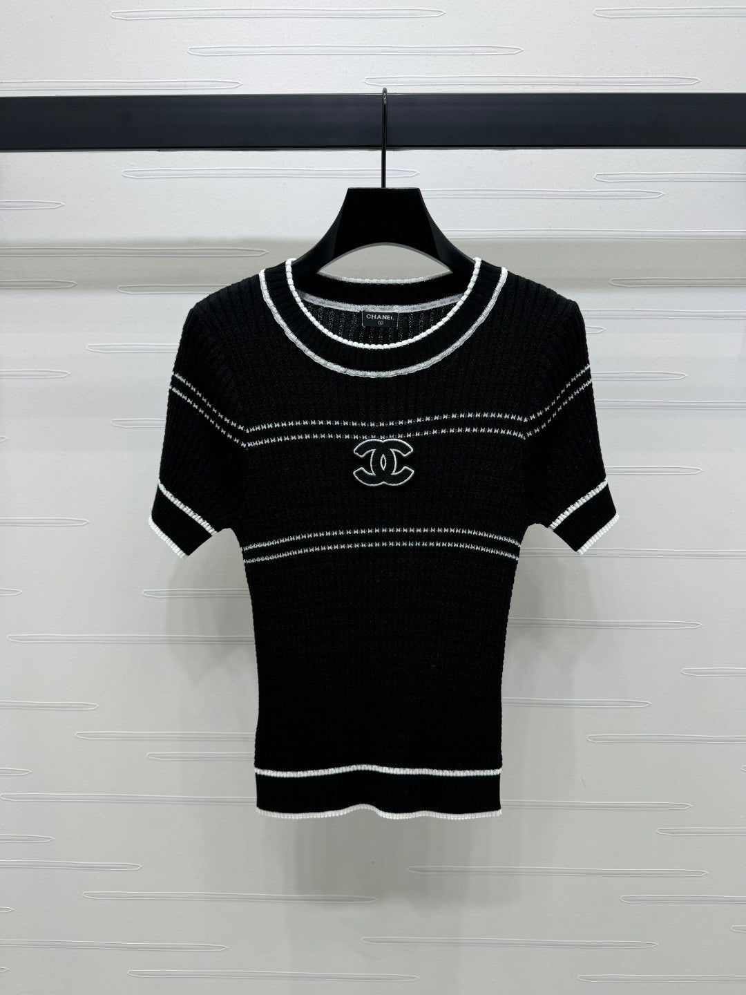 Chanel black blouse