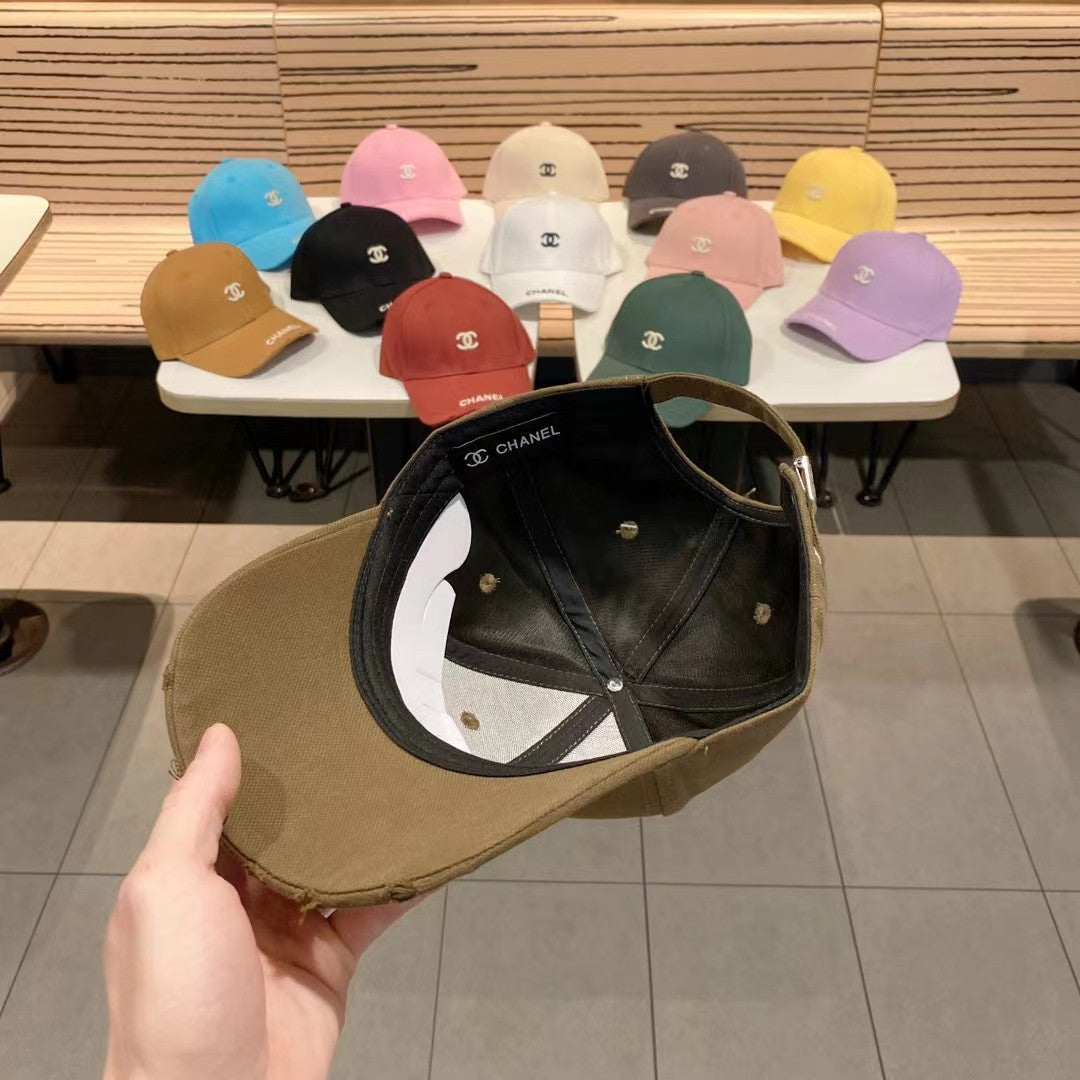 Chanel cap khaki