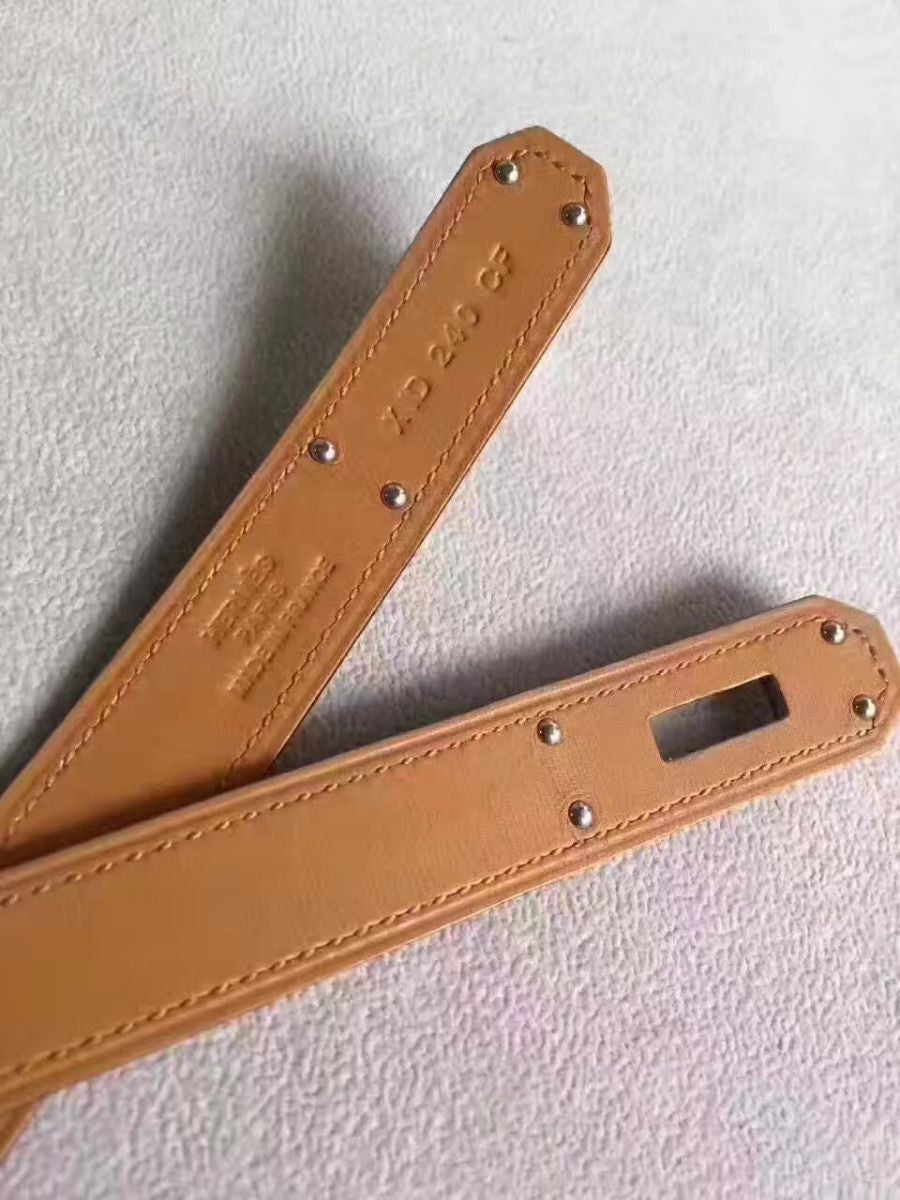 Hermes Kelly 18 Belt In Gold Epsom Leather