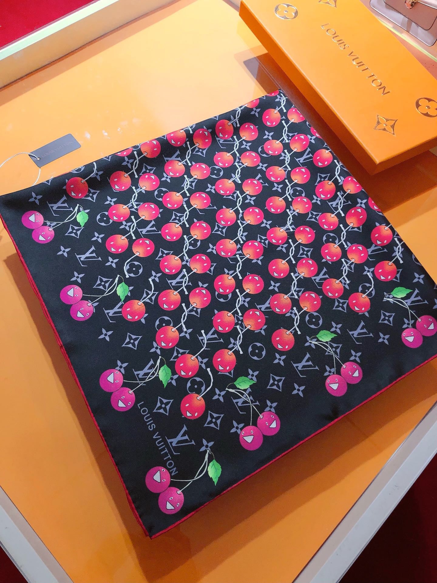 Louis Vuitton scarf silk