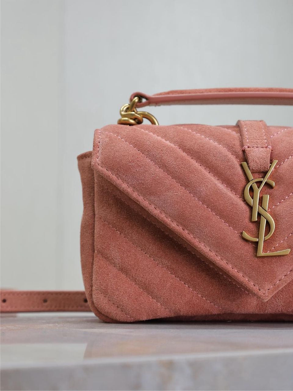 YSL Suede Purse