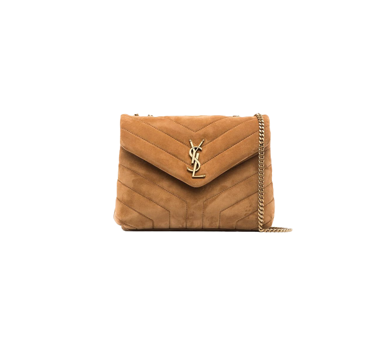 YSL Velvet Chain Bag in Suede