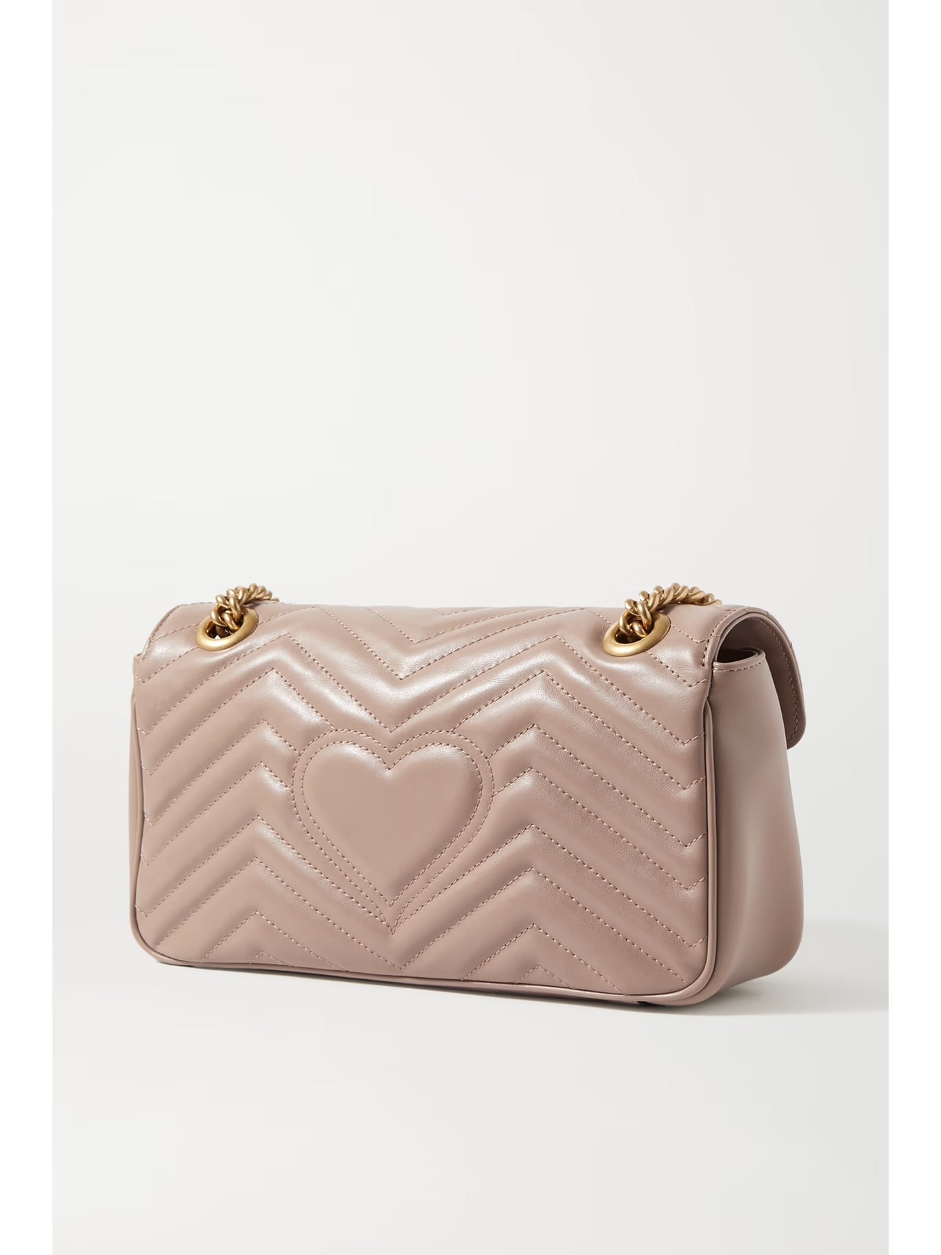 GG Marmont nude quilted shoulder bag