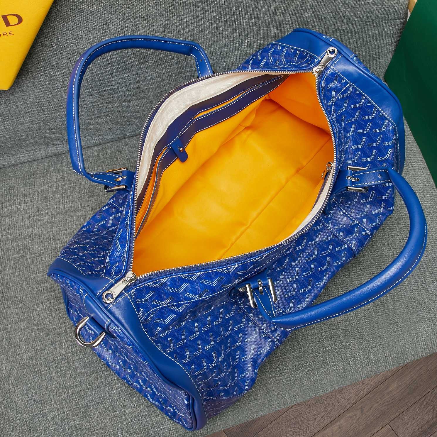 Goyard Croisière Leather Travel Bag
