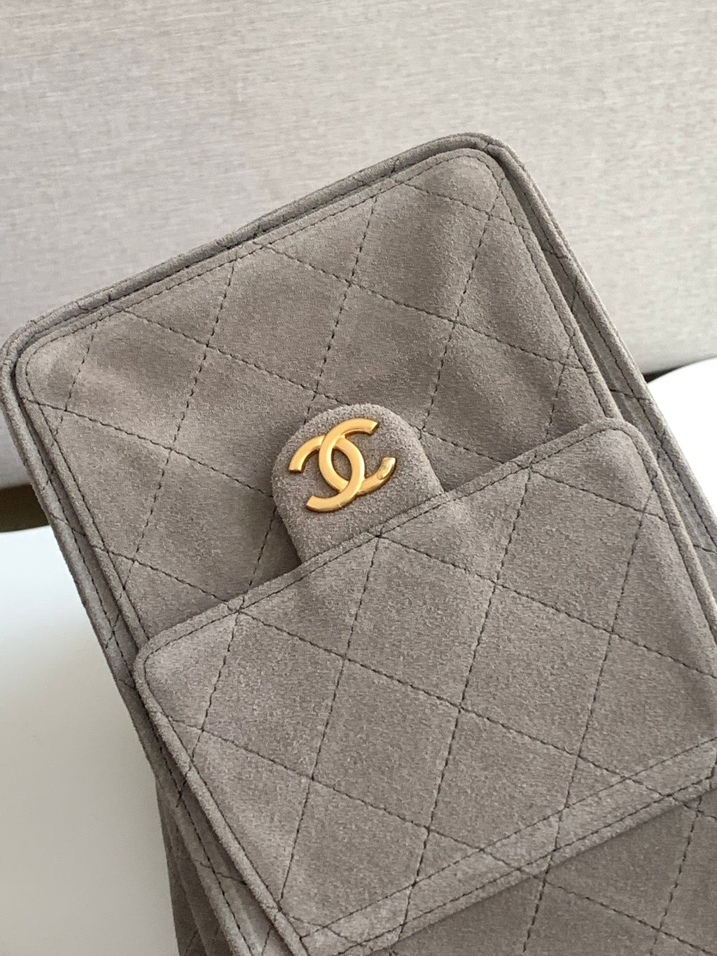 Chanel Suede Hobo Bag