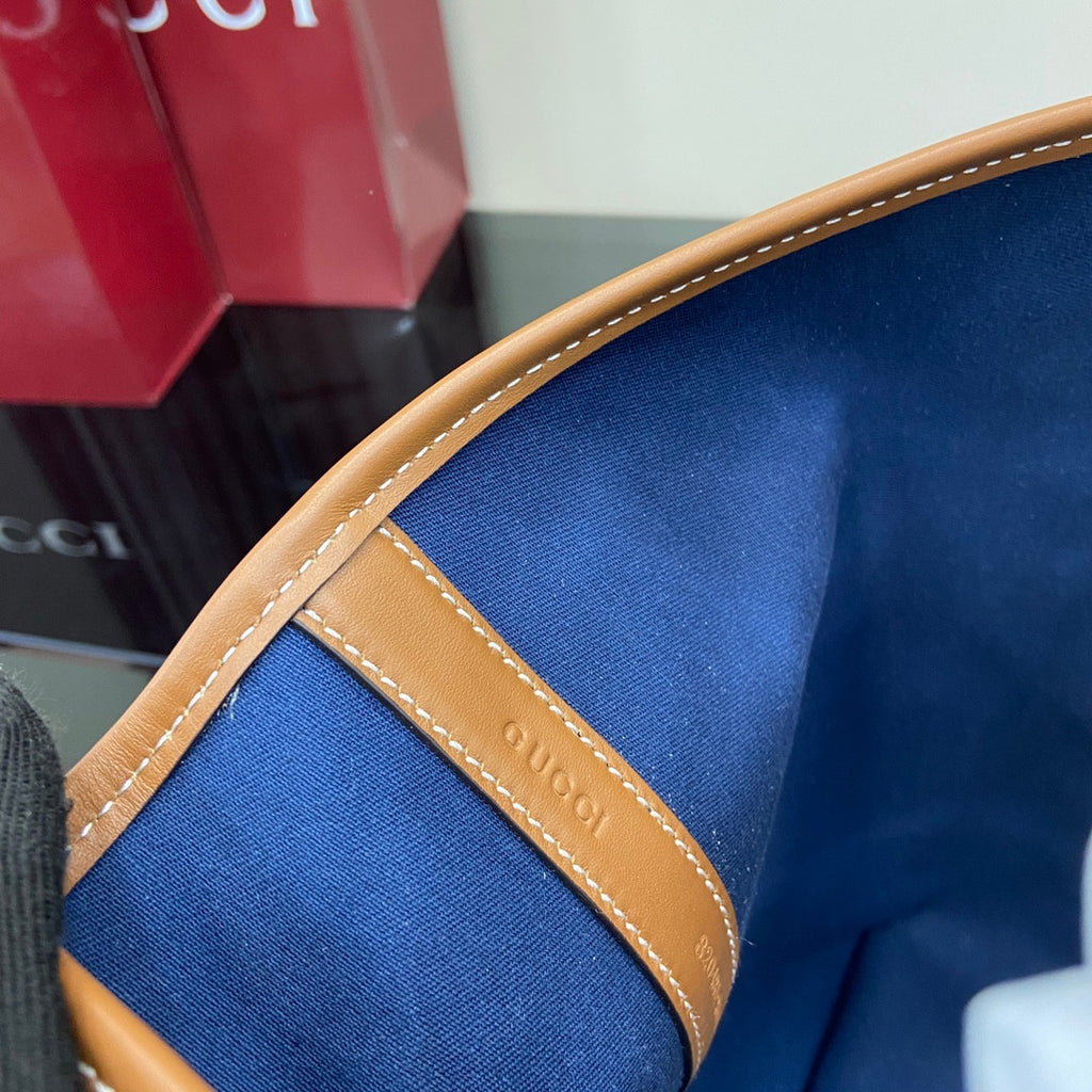 Gucci tote bag blue