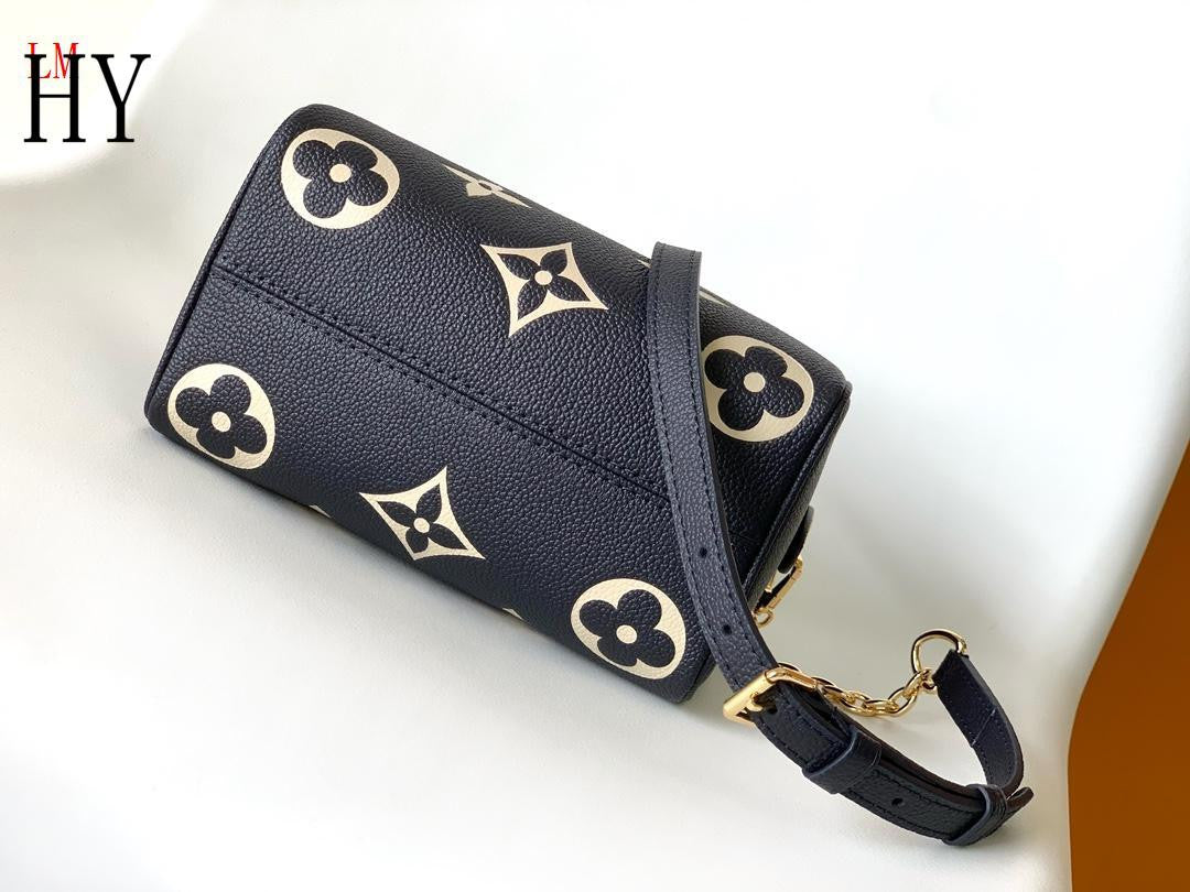 LV Black Leather Bag