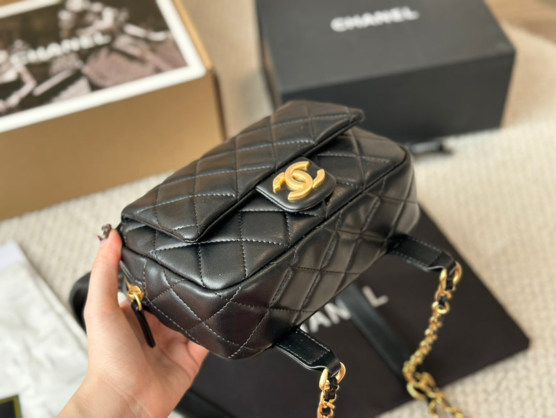 Chanel Backpack In Black