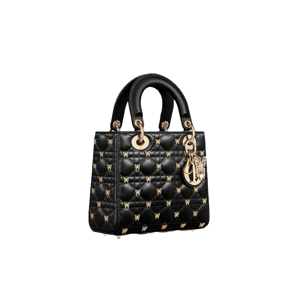 Small Dior Bag With Butterfly Cannage