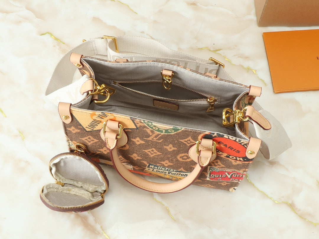 Louis Vuitton on the go