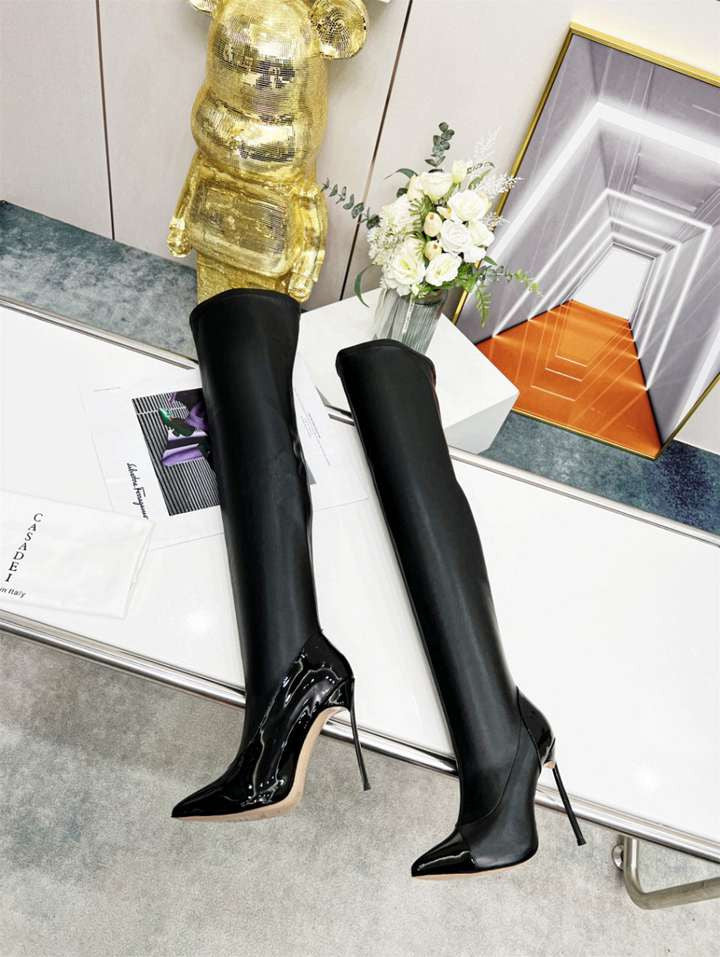 Casadei Boots Heels In Black