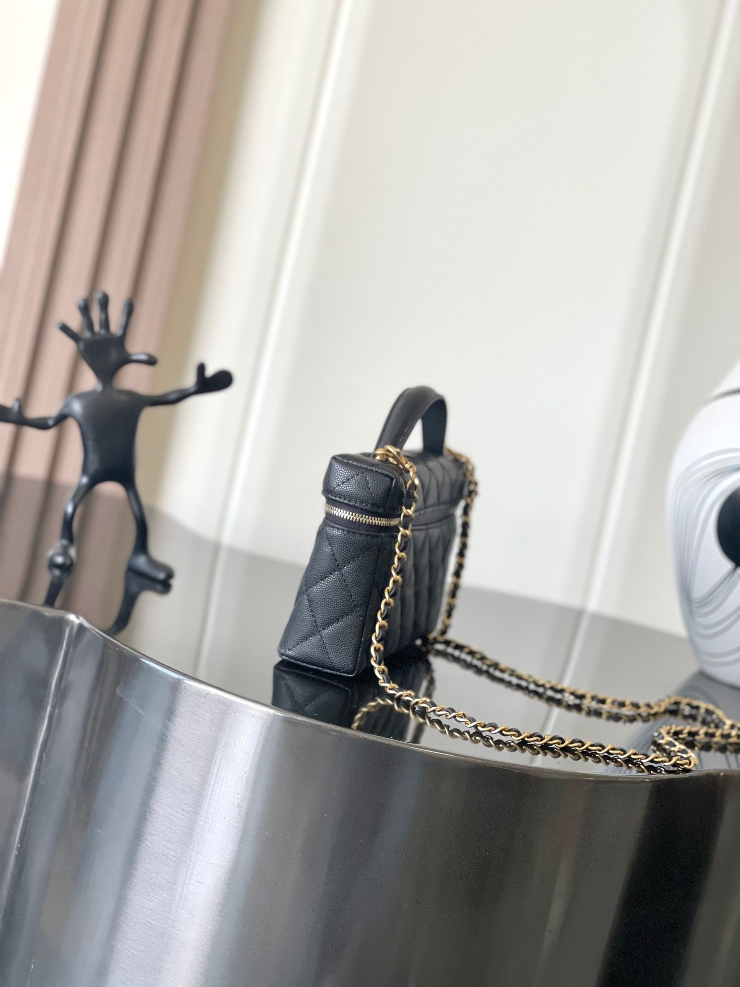 Chanel black caviar
