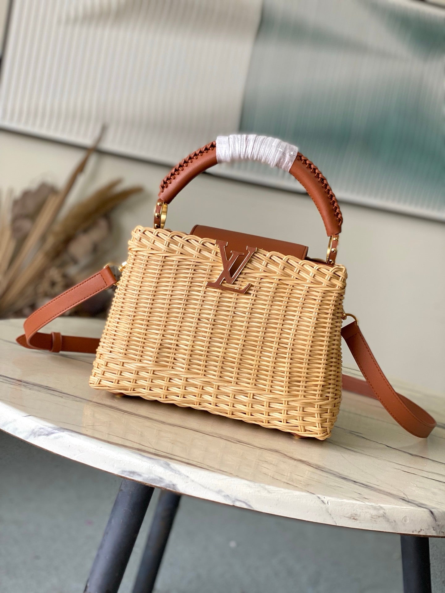 LV Straw Bag