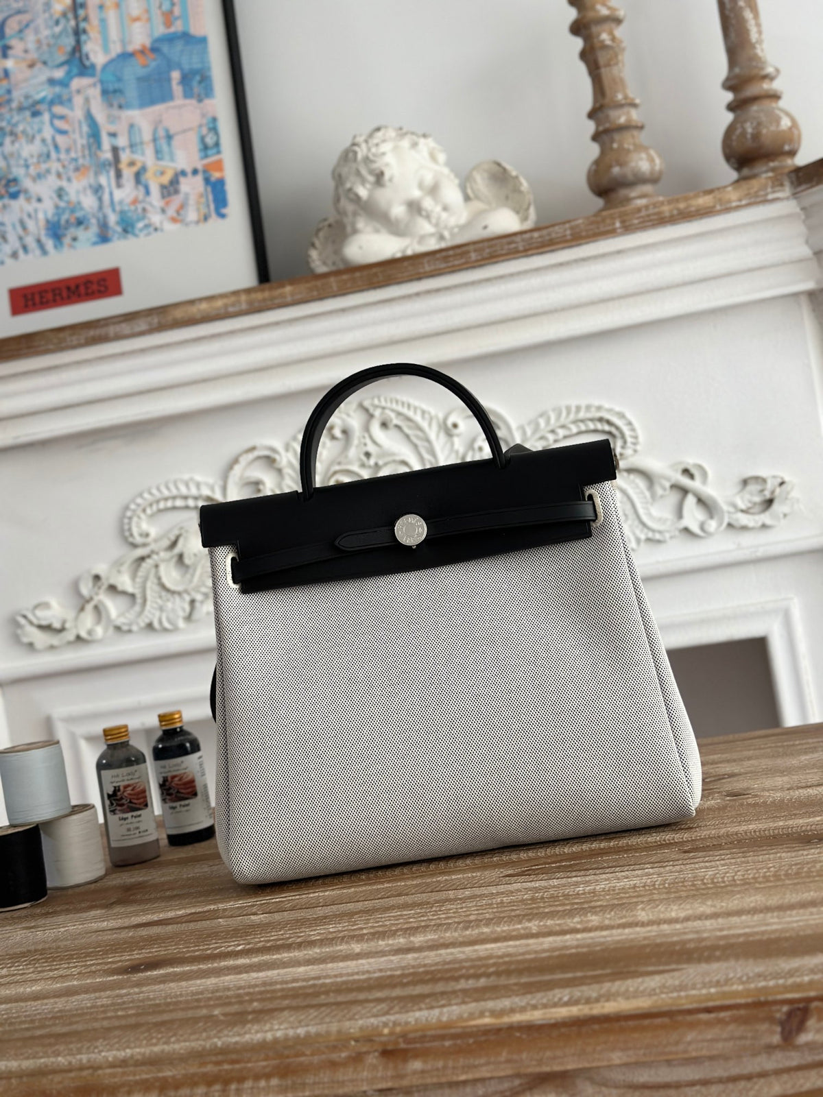 Herbag leather handbag