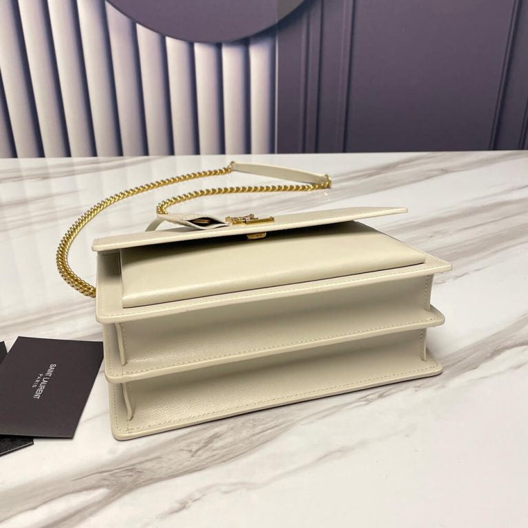 Saint Laurent Sunset Bag In Smooth Leather