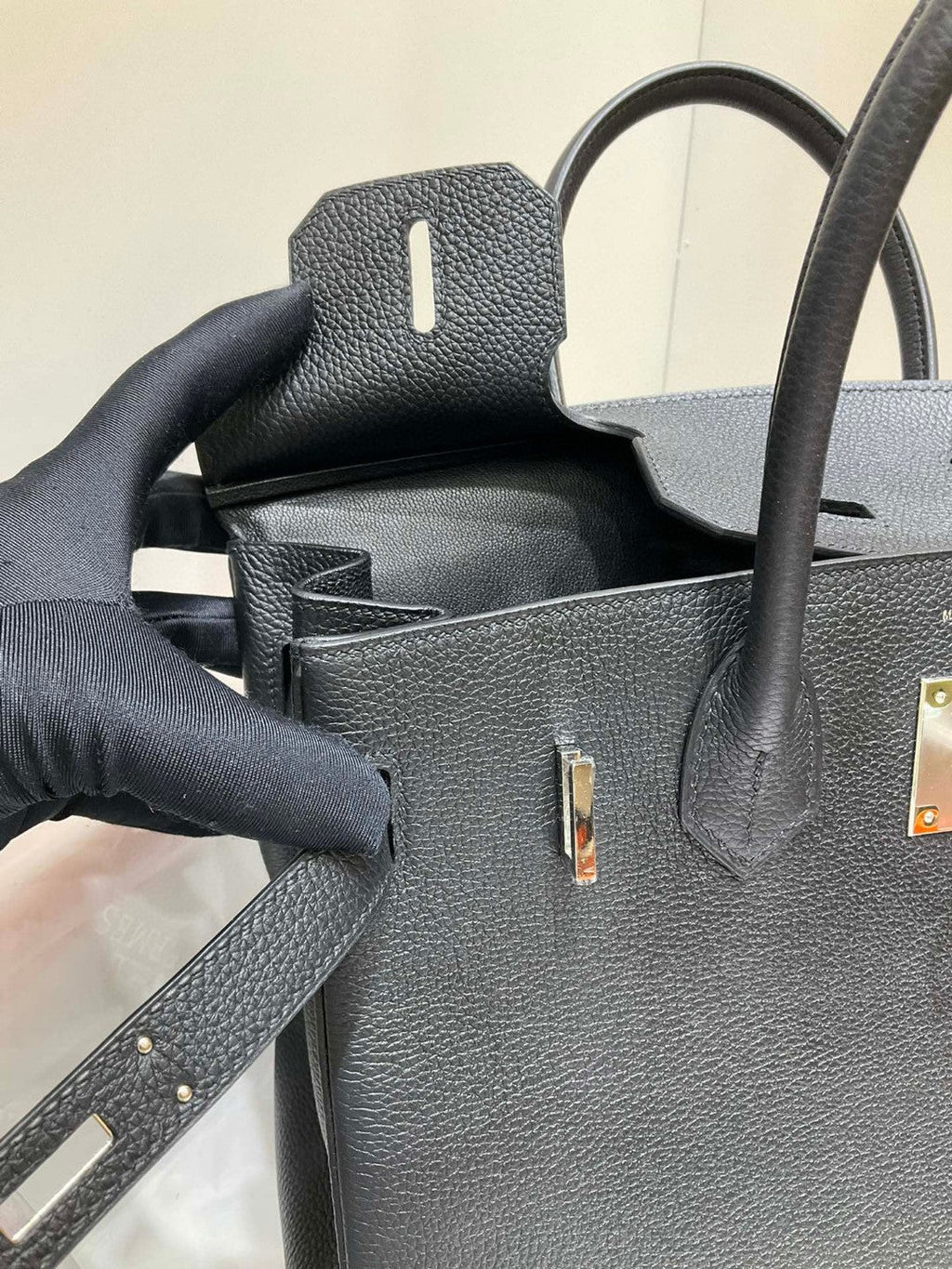 Hermes Birkin Black Togo de calitate superioară