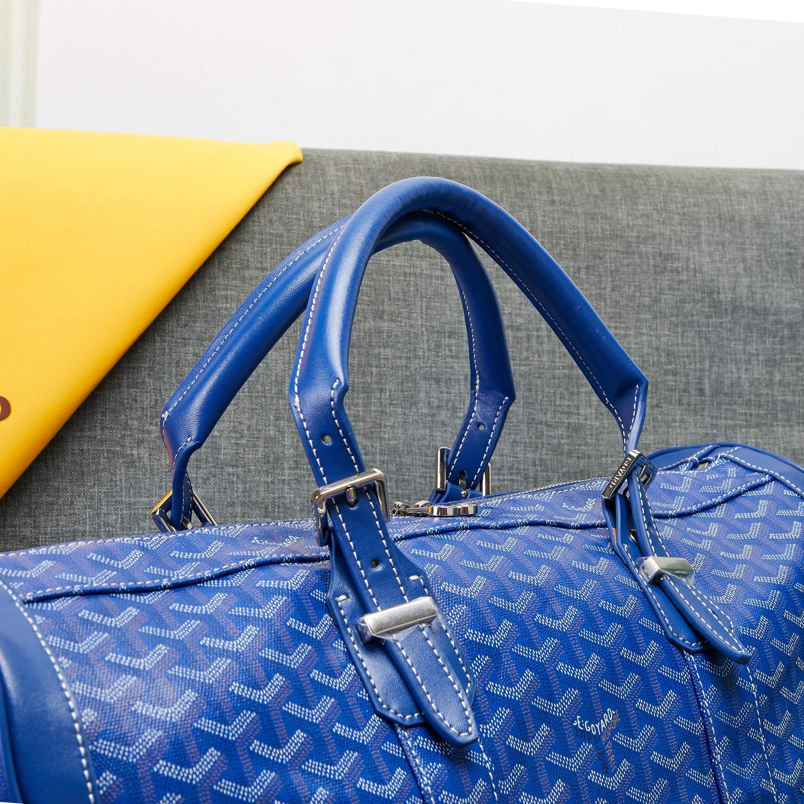 Goyard Croisière Leather Travel Bag
