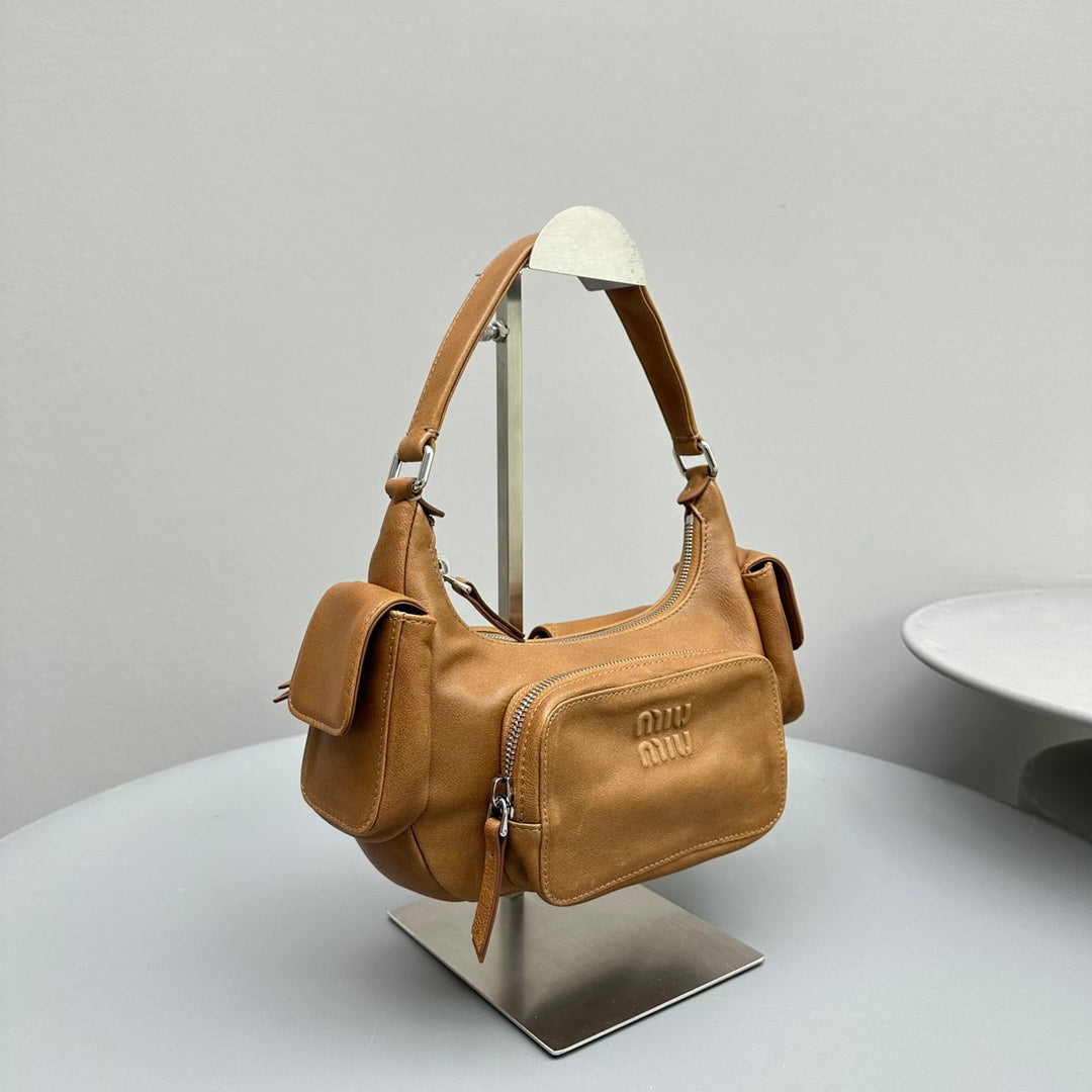 Miu Miu Pocket Nappa Leather Bag