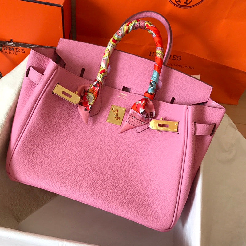 Hermes Birkin Barbie In Rose Confetti leather