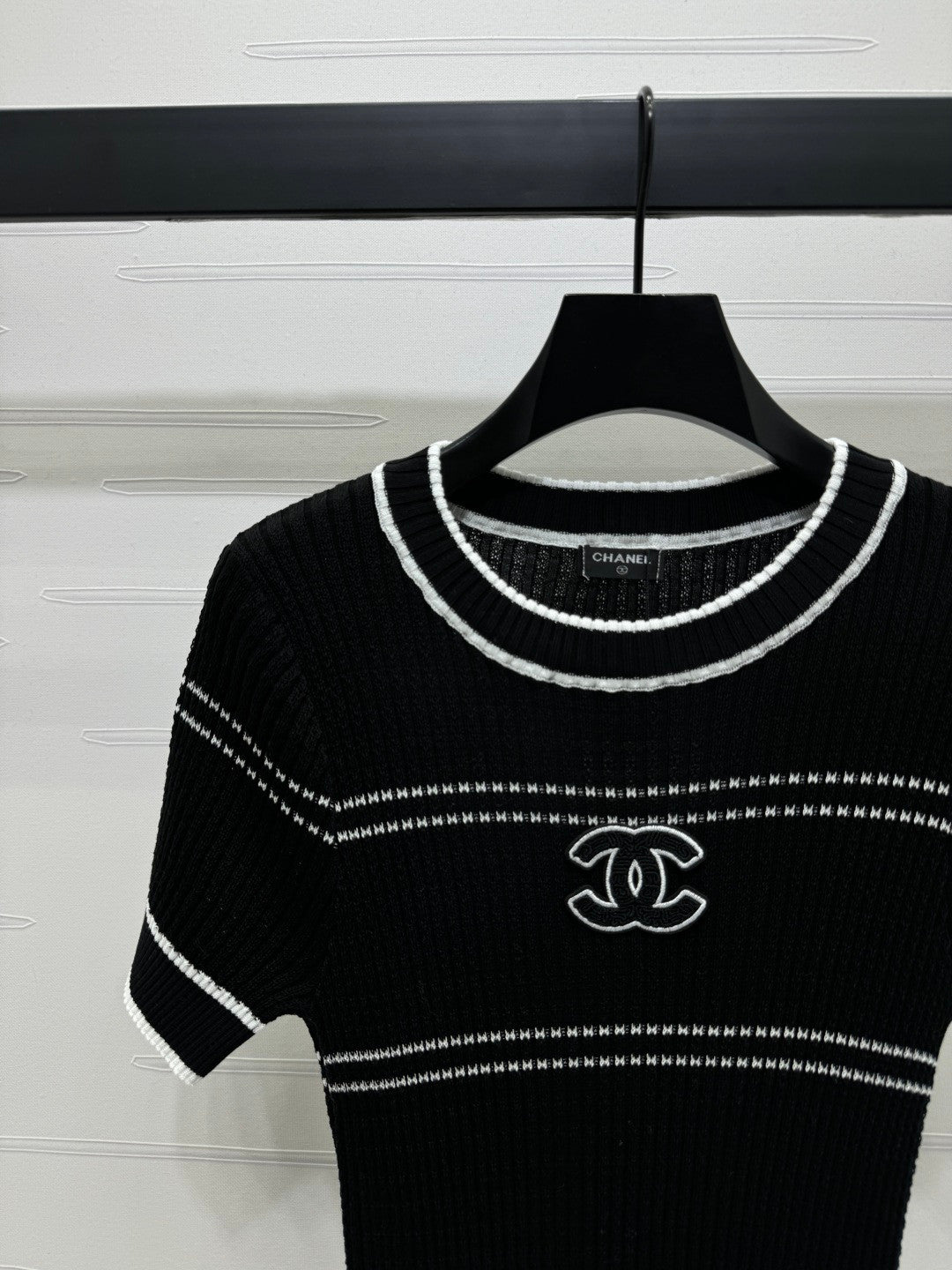 Chanel black blouse