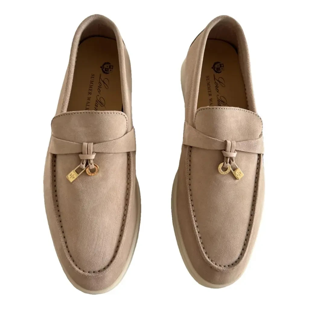 Mocasini Loro Piana crem