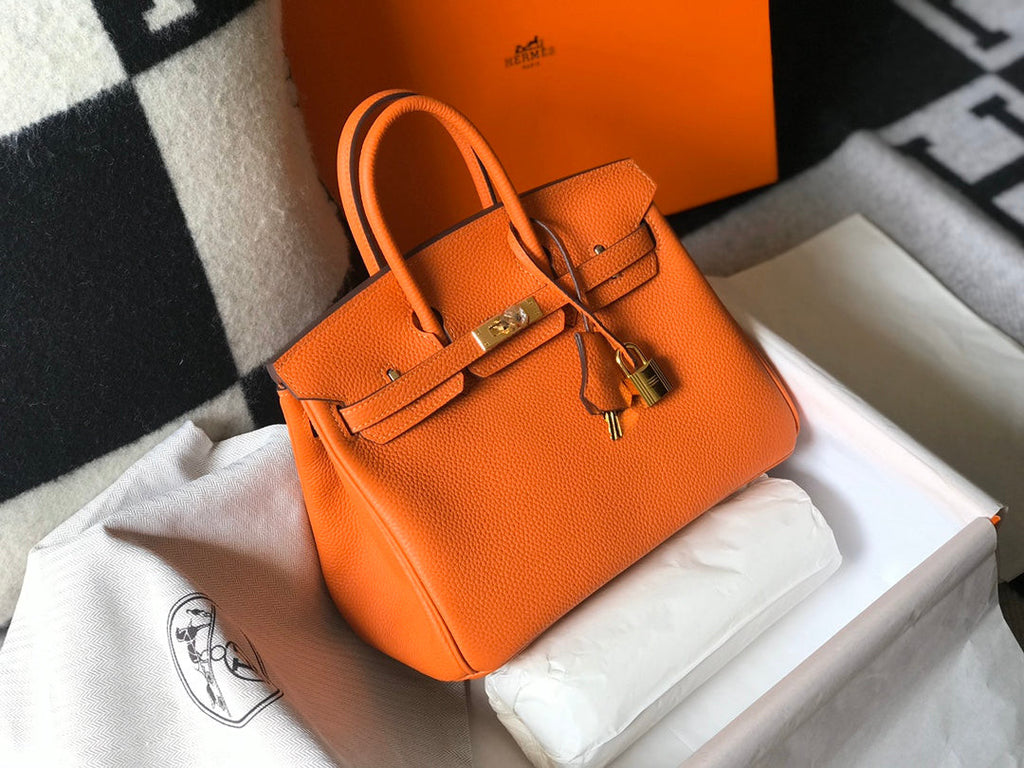 Birkin Orange Clemence
