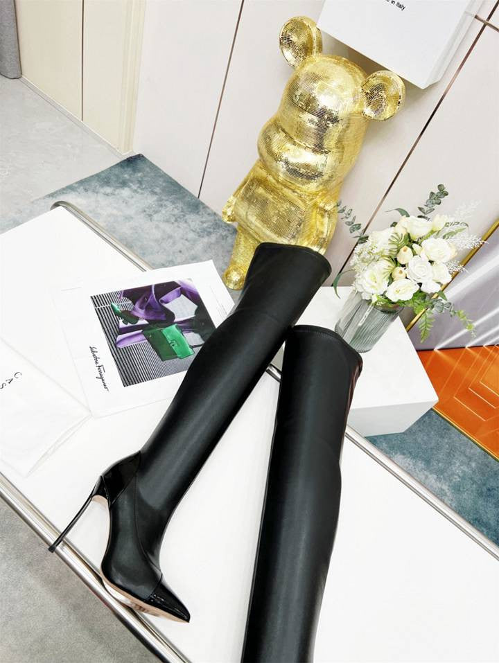 Casadei Boots Heels In Black