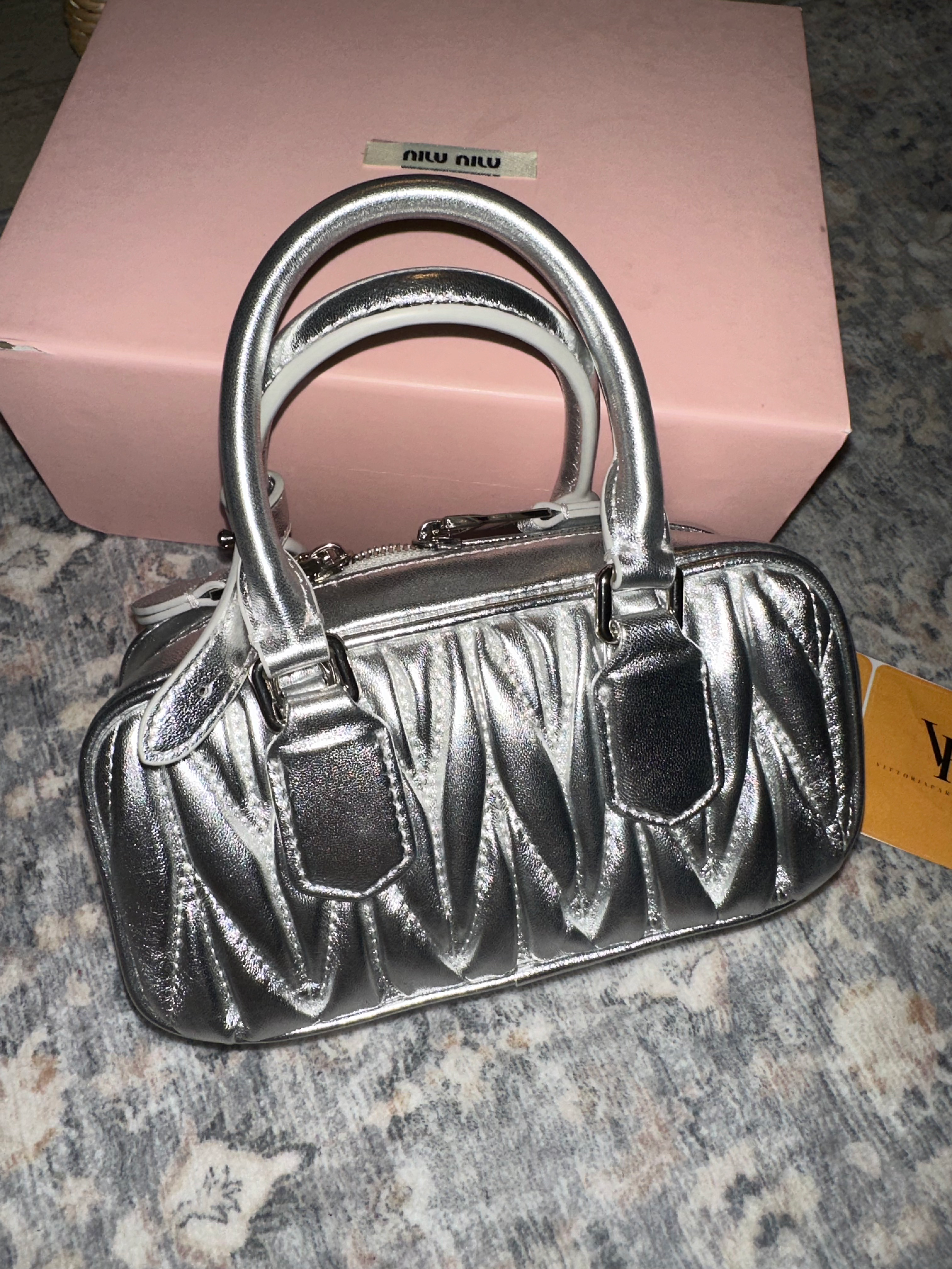Miu Miu silver bag