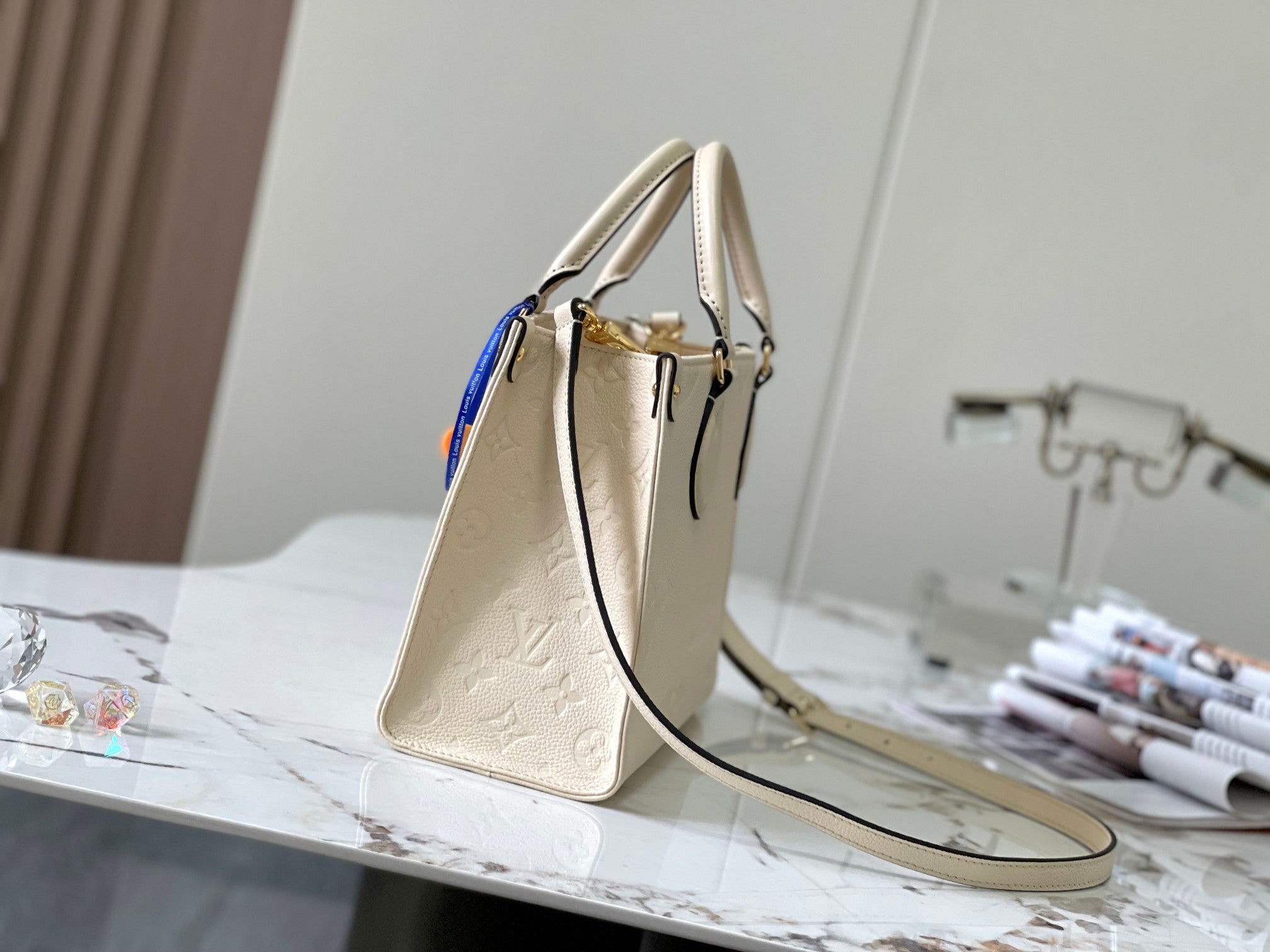 Louis Vuitton On-The-Go white