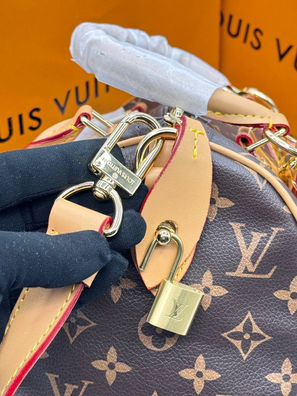 Louis Vuitton brown handbag