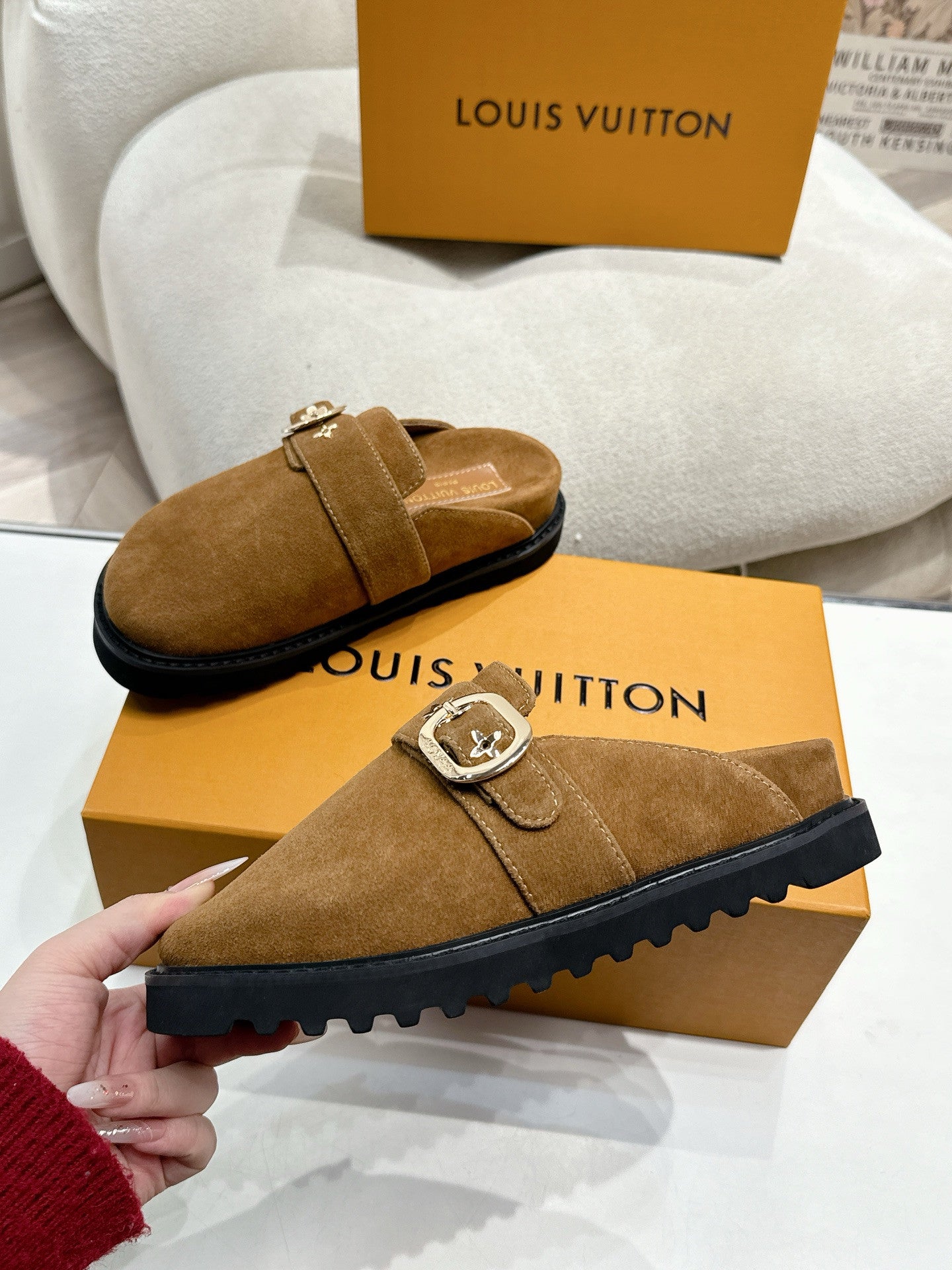 Louis Vuitton shoes brown