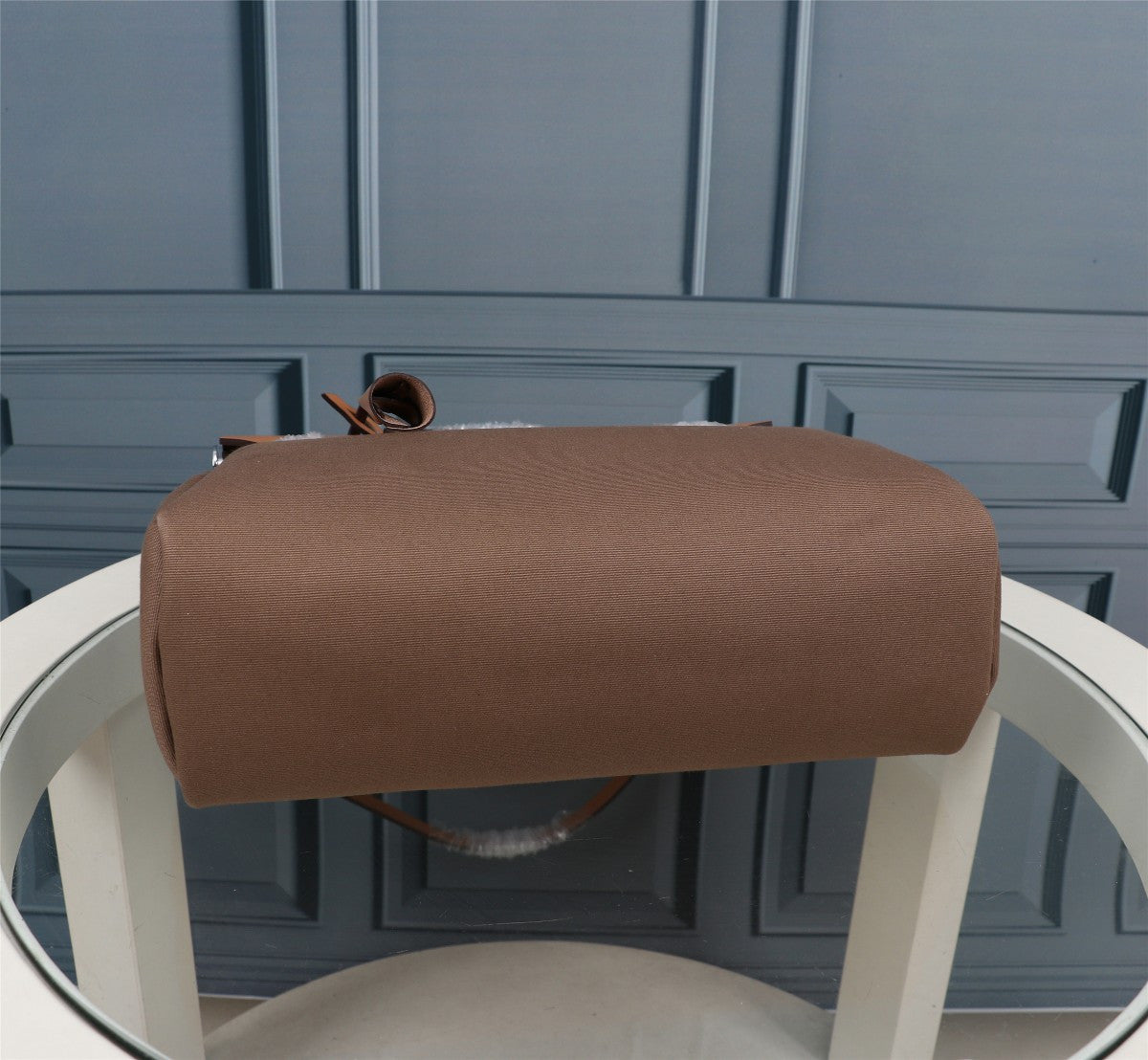 Hermes Herbag brown canvas